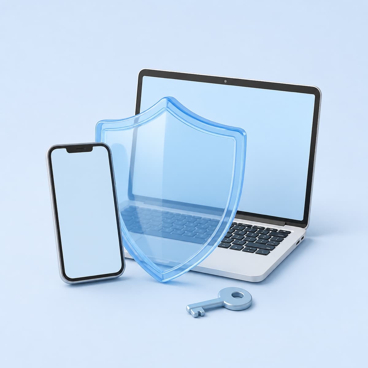Computer e telefono protetti